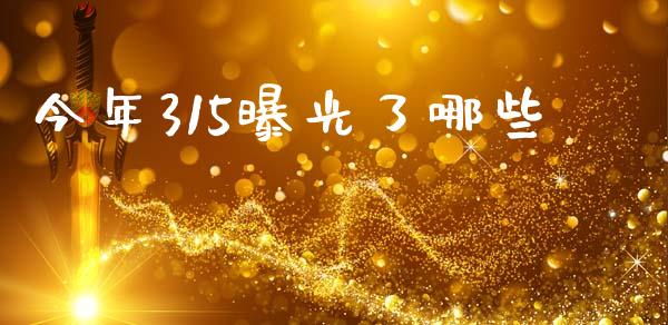 今年315曝光了哪些_https://wap.lcjysmgs.com_债券基金_第1张