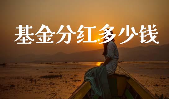 基金分红多少钱_https://wap.lcjysmgs.com_元宇宙_第1张