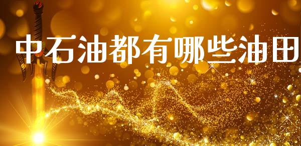 中石油都有哪些油田_https://wap.lcjysmgs.com_原油期货_第1张