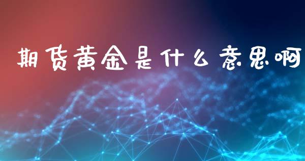 期货黄金是什么意思啊_https://wap.lcjysmgs.com_债券基金_第1张