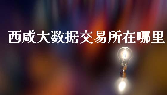 西咸大数据交易所在哪里_https://wap.lcjysmgs.com_元宇宙_第1张