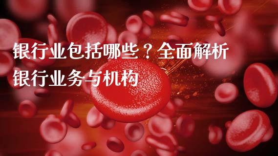 银行业包括哪些？全面解析银行业务与机构_https://wap.lcjysmgs.com_金融交易_第1张