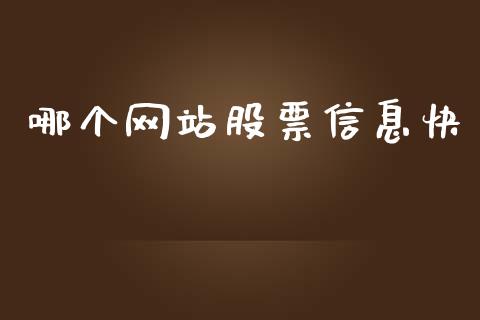 哪个网站股票信息快_https://wap.lcjysmgs.com_元宇宙_第1张