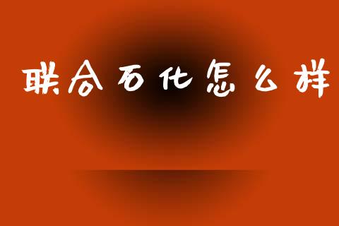 联合石化怎么样_https://wap.lcjysmgs.com_金融交易_第1张