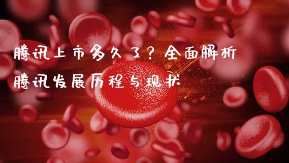 腾讯上市多久了？全面解析腾讯发展历程与现状_https://wap.lcjysmgs.com_债券基金_第1张