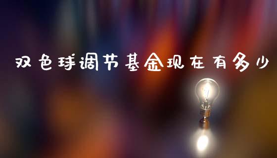 双色球调节基金现在有多少_https://wap.lcjysmgs.com_元宇宙_第1张
